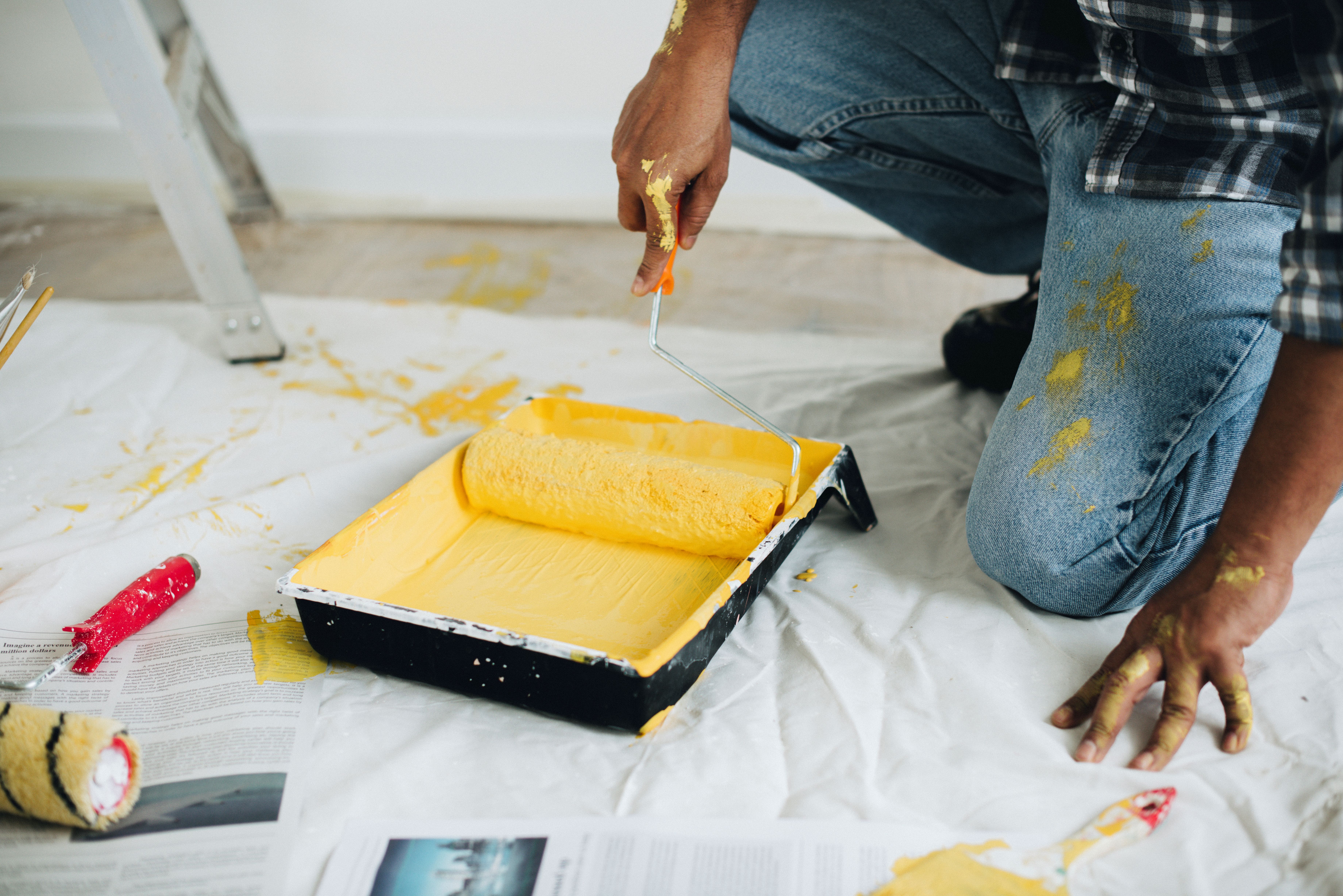 Interior painting project